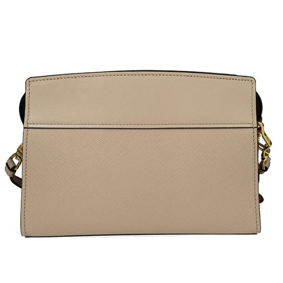 Prada Saffiano Calf Esplanade Cameo Beige Shoulder Bag - Picture 3 of 6